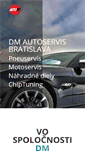 Mobile Screenshot of dmautoservis.sk
